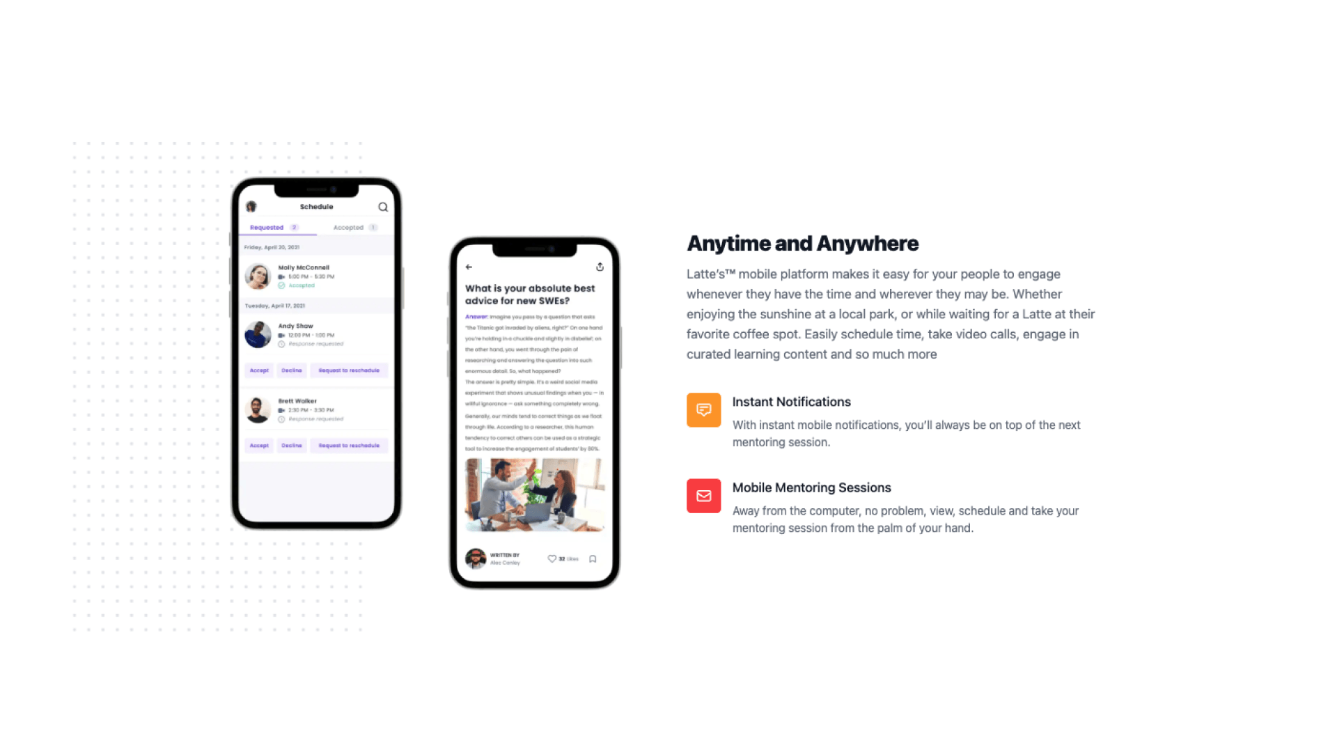 Latte - Mentorship App